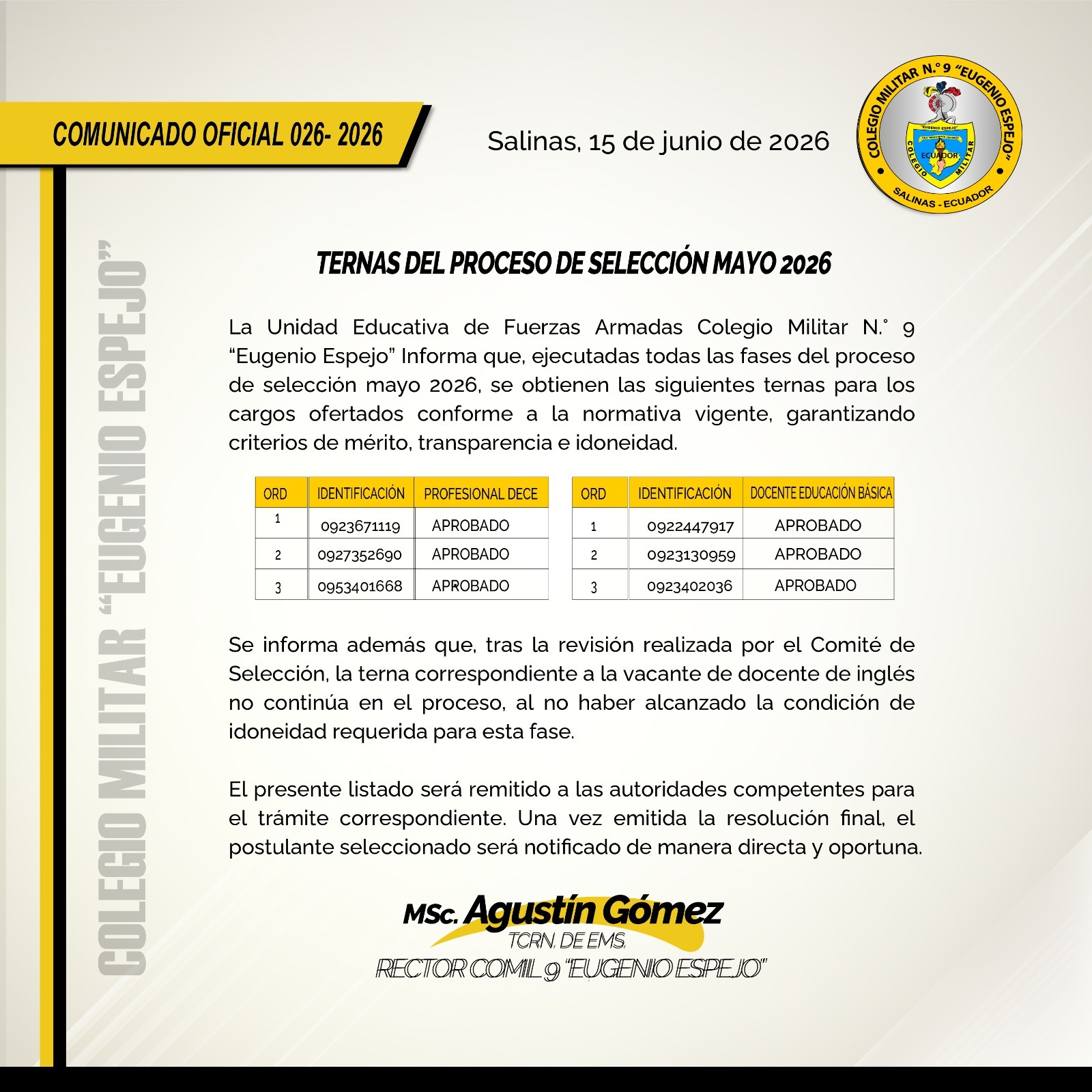 Vacante activa